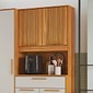 Kit Cozinha 100% MDF Ronipa Sangio 5 Portas 1 Gaveta 120cm - Canela/Off White Kit Cozinha 100% MDF Ronipa Sangio 5 Portas 1 Gaveta 120cm - Canela/Off White