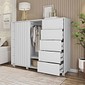 Cômoda Pegasus 2 Portas 5 Gavetas 136cm CAEMMUN - Branco