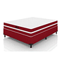 Cama Box Casal (Colchão + Base) Zeus 138x188 Molas Ensacadas Vermelho Bacceto Cama Box Casal (Colchão + Base) Zeus 138x188 Molas Ensacadas Vermelho Bacceto