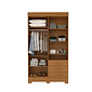 Guarda-Roupa com Espelho Debora 4 Portas 100% MDF Cinamomo - ACP Móveis Guarda-Roupa com Espelho Debora 4 Portas 100% MDF Cinamomo - ACP Móveis