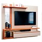 Painel Para TV 60 Polegadas em MDF Treviso Off White/Cinamomo - Permobili Painel Para TV 60 Polegadas em MDF Treviso Off White/Cinamomo - Permobili