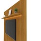 Painel Nobre Ripado 2.30cm Pnl Com Led Cor Rip Naturale Gelius - Naturale