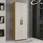 Armário Multiuso Caio 2 Portas 4 Prateleiras Cinamomo/Off White CHF Móveis