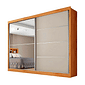 Guarda-Roupa Casal Com Espelho 100% MDF 2 Portas de Correr Verona Plus Peroba/Off White Europa Guarda-Roupa Casal Com Espelho 100% MDF 2 Portas de Correr Verona Plus Peroba/Off White Europa