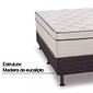 Cama Box Casal Conjugada 138x188x64 Reconflex New Double Flex  Cama Box Casal Conjugada 138x188x64 Reconflex New Double Flex