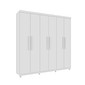 Guarda-Roupa Casal Lagos 6 Portas 4 Gavetas – Tcil Móveis (Branco) Guarda-Roupa Casal Lagos 6 Portas 4 Gavetas – Tcil Móveis (Branco)