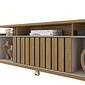 Rack Bancada para TV até 70 polegadas Oasis Lâmina Mel/Cacao - Caemmun  Rack Bancada para TV até 70 polegadas Oasis Lâmina Mel/Cacao - Caemmun