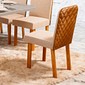 Mesa de Jantar Grécia com 8 Cadeiras Versati Tampo 135x135cm Bom Pastor - Vidro