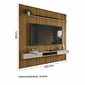 Painel Frisado Bali 2.4 para Tv até 75 Com Bancada Bless Freijo/off White - Lukaliam Painel Frisado Bali 2.4 para Tv até 75 Com Bancada Bless Freijo/off White - Lukaliam