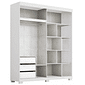 Guarda-Roupa com Espelho Heloisa Prime em MDF 2 Portas Branco - Acp Móveis Guarda-Roupa com Espelho Heloisa Prime em MDF 2 Portas Branco - Acp Móveis
