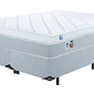 Conjunto Base e Colchão Casal Queen Fit 33 158x198x55cm Sonos Colchões Cinza/Branco Conjunto Base e Colchão Casal Queen Fit 33 158x198x55cm Sonos Colchões Cinza/Branco