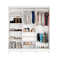 Guarda-Roupa Casal 6 Portas Sergipe Branco - Bianchi  Guarda-Roupa Casal 6 Portas Sergipe Branco - Bianchi