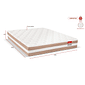 Colchão Casal Intense 158x198x28 Queen com Molas Miralastic Pro - Reconflex Colchão Casal Intense 158x198x28 Queen com Molas Miralastic Pro - Reconflex