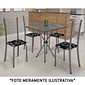 Mesa 4 Cadeiras Tubular Tampo Granito 70x70 Soma Móveis Dany Cinza Laca Mesa 4 Cadeiras Tubular Tampo Granito 70x70 Soma Móveis Dany Cinza Laca