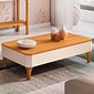 Mesa Centro HB Liz 100cm - Off White/Cinamomo