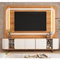 Home Atlanta 240cm Para TV 75 Polegadas Lukaliam - Jequitiba/Off White