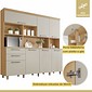 Kit Cozinha Compacta Nesher Nobreza 7 Portas 2 Gavetas 210cm – Carvalho/Greige Kit Cozinha Compacta Nesher Nobreza 7 Portas 2 Gavetas 210cm – Carvalho/Greige