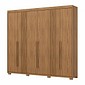 Guarda-roupa Casal Norton 6 Portas Nature - Henn Guarda-roupa Casal Norton 6 Portas Nature - Henn