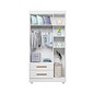 Guarda-roupa Infantil Flocos 100% MDF 3 Portas 2 Gavetas 90cm Tigus