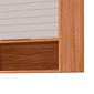 Armário Aéreo Esplendida 80 2 Portas 100% MDF MGM Móveis - Cinamomo/Of White