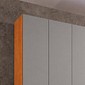 Guarda-roupa Casal 6 Portas 6 Gavetas Versati Bom Pastor 242cm - Nog/Beg