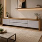 Rack Imcal Nord 2.2 100% MDF Off White/Cinamomo