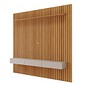 Painel Ripado para TV 75 Polegadas em MDF Permóbili Maragogi 230cm Nature/Off White