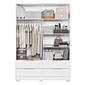 Guarda-roupa Casal Domo 4 Portas com Espelho 157cm Demóbile - Branco