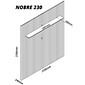 Painel Nobre Ripado 2.30cm Pnl Com Led Cor Rip Naturale Gelius - Naturale