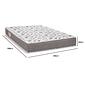 Colchão de Casal Max Saúde Espuma D-45 Selado 138x188x20 cm - Reconflex