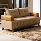 Sofá 2 Lugares Siena 155cm Castor 9101/3025 - Bom Pastor