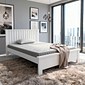 Cama Casal Versati 100% MDF Painel Ripado Bom Pastor - Branco Cama Casal Versati 100% MDF Painel Ripado Bom Pastor - Branco