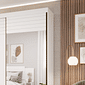 Guarda-Roupa Casal Com Espelho 2 Portas de Correr em MDF Panan Móveis Luana Branco Guarda-Roupa Casal Com Espelho 2 Portas de Correr em MDF Panan Móveis Luana Branco