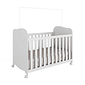 Berço Infantil Americano 100% MDF Uli Móveis Peroba Branco Brilho Berço Infantil Americano 100% MDF Uli Móveis Peroba Branco Brilho
