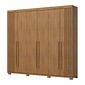 Guarda-roupa Casal Norton 6 Portas Nature - Henn Guarda-roupa Casal Norton 6 Portas Nature - Henn