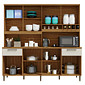 Armário de Cozinha Kit Cabernet Prime 100%MDF, Amendoa com Branco - Ronipa Armário de Cozinha Kit Cabernet Prime 100%MDF, Amendoa com Branco - Ronipa