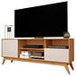 Rack Giga Kairo para TV até 75 Polegadas Wood Nature/Off White Rack Giga Kairo para TV até 75 Polegadas Wood Nature/Off White