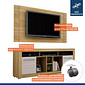 Rack com Painel para Tv até 46 Polegadas Firenze Cinamomo/Off White - Valdemóveis  Rack com Painel para Tv até 46 Polegadas Firenze Cinamomo/Off White - Valdemóveis