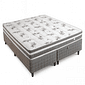 Conjunto Box Viena Queen Base + Colchão Molas Ensacadas 198x158x52 Conjunto Box Viena Queen Base + Colchão Molas Ensacadas 198x158x52