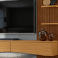Painel Para TV 65 Polegadas 180cm Europa Cinza Perolizado/Tauari 3D -  Lukaliam  Painel Para TV 65 Polegadas 180cm Europa Cinza Perolizado/Tauari 3D -  Lukaliam