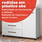 Cômoda Flora Demóbile 4 Gavetas e 1 Porta – Branco Cômoda Flora Demóbile 4 Gavetas e 1 Porta – Branco