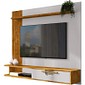 Painel para Tv até 65 Polegadas Jeri 1 Porta Naturalle/off White - Móveis Bechara