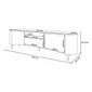 Rack Bancada HB Elara 2.0 201cm Cinamomo