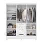 Guarda‑Roupa Casal 6 Portas Itatiba Branco Moval Guarda‑Roupa Casal 6 Portas Itatiba Branco Moval