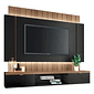 Painel para TV 55 Polegadas HB Móveis Illusion Preto/Castanho