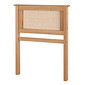 Cabeceira de Cama SOLTEIRO 94 cm Nature Madeira e Rattan Cabeceira de Cama SOLTEIRO 94 cm Nature Madeira e Rattan