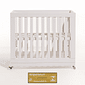 Mini Berço Dobrável Fold de Madeira Branco Mini Berço Dobrável Fold de Madeira Branco