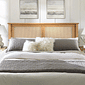 Cabeceira de Cama CASAL 144cm Nature Madeira e Rattan Cabeceira de Cama CASAL 144cm Nature Madeira e Rattan