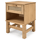Kit Cabeceira SOLTEIRO + Mesa de Cabeceira 1 Gaveta de Rattan Nature Kit Cabeceira SOLTEIRO + Mesa de Cabeceira 1 Gaveta de Rattan Nature