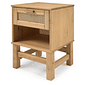 Kit Cabeceira + Cômoda + Mesa de Cabeceira 1 Gaveta de Rattan Nature Kit Cabeceira + Cômoda + Mesa de Cabeceira 1 Gaveta de Rattan Nature